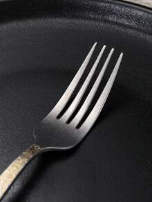 4pcs Stainless Steel Totem Patterned Knife, Fork And Spoon Set, Luxury Tableware Set - Multicolor - View 9