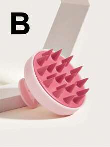 1/3pcs Silicone Hair Brush With Handle, Soft Rubber Massage Comb, Scalp Massage Brush, Hair Massage Brush - Multicolor - View 14