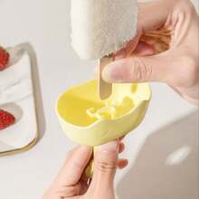 3 piezas Moldes para helados a prueba de goteo - Moldes caseros creativos para paletas heladas para uso doméstico - Amarillo - Ver 9