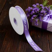 3cm Cinta de satén floral de poliéster, cinta de satén, cinta para regalo, cinta para embalaje de repostería, elegante y hermosa - Multicolor - Ver 17