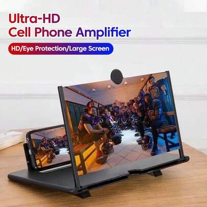 Adjustable Screen Expanders & Magnifiers 10/12-Inch Portable Phone Screen Video Magnifier And Phone Holder Suitable For All Smartphones Valentine's Day Gift