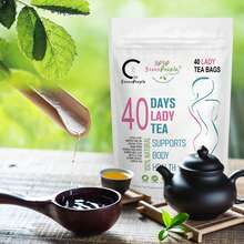 Natural 40 Days Herbal Tea - No Laxative & Caffeine, Metabolic Balance & Body Wellness Support - 1 Pack (42 Bags) - View 3