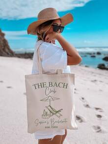 Custom Bachelorette Canvas Tote Bag – Personalized Bach Club Party Gift For Bride & Bridesmaids –Custom Bachelorette Tote Bag,Personalized Bride Gift Bag ,Bridesmaid Party Favor Bag,Bach Club Tote Bag,Custom Wedding Weekend Bag,Reusable Beach Tote,Custom Name Tote Bag - Multicolor - View 8