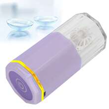 Contact Lens Washer Portable Contact Lenses Cleaning Tools Automatic Cleaner Mauve - Morado - Ver 7