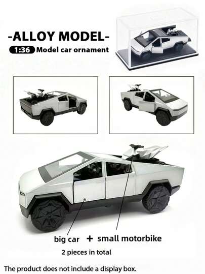 1:36 Pickup Truck Model, Collectible Realistic Zinc Alloy Model Car, Pickup Truck Decor Gift, Teenage Christmas Gift