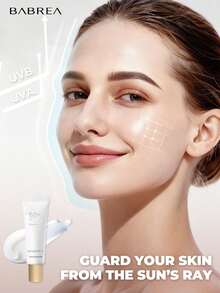 BABREA 轻盈亮白防晒霜 SPF50+ PA+++，SPF50+，日常面部防晒霜 - 乳白色 - 查看 7