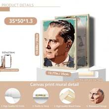 1pc Joseph Beuys Topo Pop Art Poster Art Gift, Suitable For Bedroom, Office, Living Room, Wall Decor, Home And Dorm Decor Canvas Wall Art, Fashion Girl Art, Inspirational Quote Art, Home Decor, Wall Hanging Canvas - Multicolor - View 20