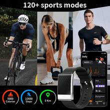 LIGE New Smart Bracelet With 120+ Sports Modes, Women's Health Monitoring, Step/Calorie/Distance Tracking, 24/7 Heart Rate Monitoring, Scientific Sleep Tracking, Blood Oxygen Detection, Splash-Proof, Sports Tracking, Alarm Clock, Fashionable Multifunctional Bracelet, Unisex Design - 1 Set - View 3