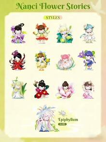 Rolife Nanci - Flower Series - Cute Figurine - Kawaii Character, Creative Gift For Girls And Women - 彩色 - 查看 7