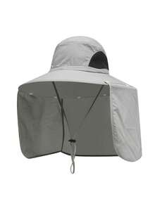 1pc Summer Bucket Hat, Outdoor Sun Protection Hat, Men's And Women's Quick Drying Sun Protection Hat, Mountain Climbing Fishing Hat, Unisex, Multiple Colors To Choose From, Casual Multifunctional Sports Style Bucket Hat, Men's Outdoor Fishing Sun Protection Hat - Multicolor - View 5