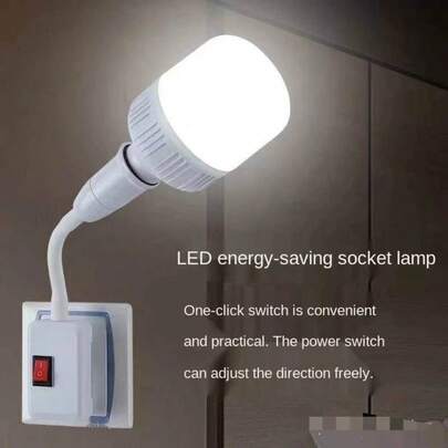 Extensor de portalámparas flexible E27, base giratoria para lámpara, portalámparas, base de portalámparas, adaptador de luz LED, dropshipping