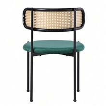 Dining Chairs - Green + Velvet-1 - View 11