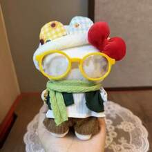 一套新款时尚可爱娃娃服装，适合10厘米高的猫咪毛绒娃娃，娃娃衣服，生日/圣诞节/新年礼物（注意：仅出售衣服，不含娃娃、眼镜、鞋子） - 彩色 - 查看 21