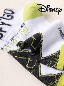 Disney 5双装男女通用袜子，米奇、米妮、唐老鸭、黛丝主题，透气舒适，时尚新奇袜子，夏季礼物 - 彩色 - 查看 5