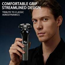 SKYWORTH Men's 3-In-1 Electric Shaver With Sideburn & Nose Hair Trimmer, USB Rechargeable, Wet & Dry Use, Electric Razor - Multicolor - View 2