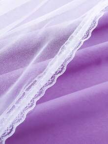 Rèm cửa hai lớp, vừa mỏng vừa cản sáng, thiết kế tối giản hiện đại, phù hợp cho phòng khách, phòng ngủ, ban công, rèm trang trí cho cửa sổ lồi. - Màu tím - Xem 8