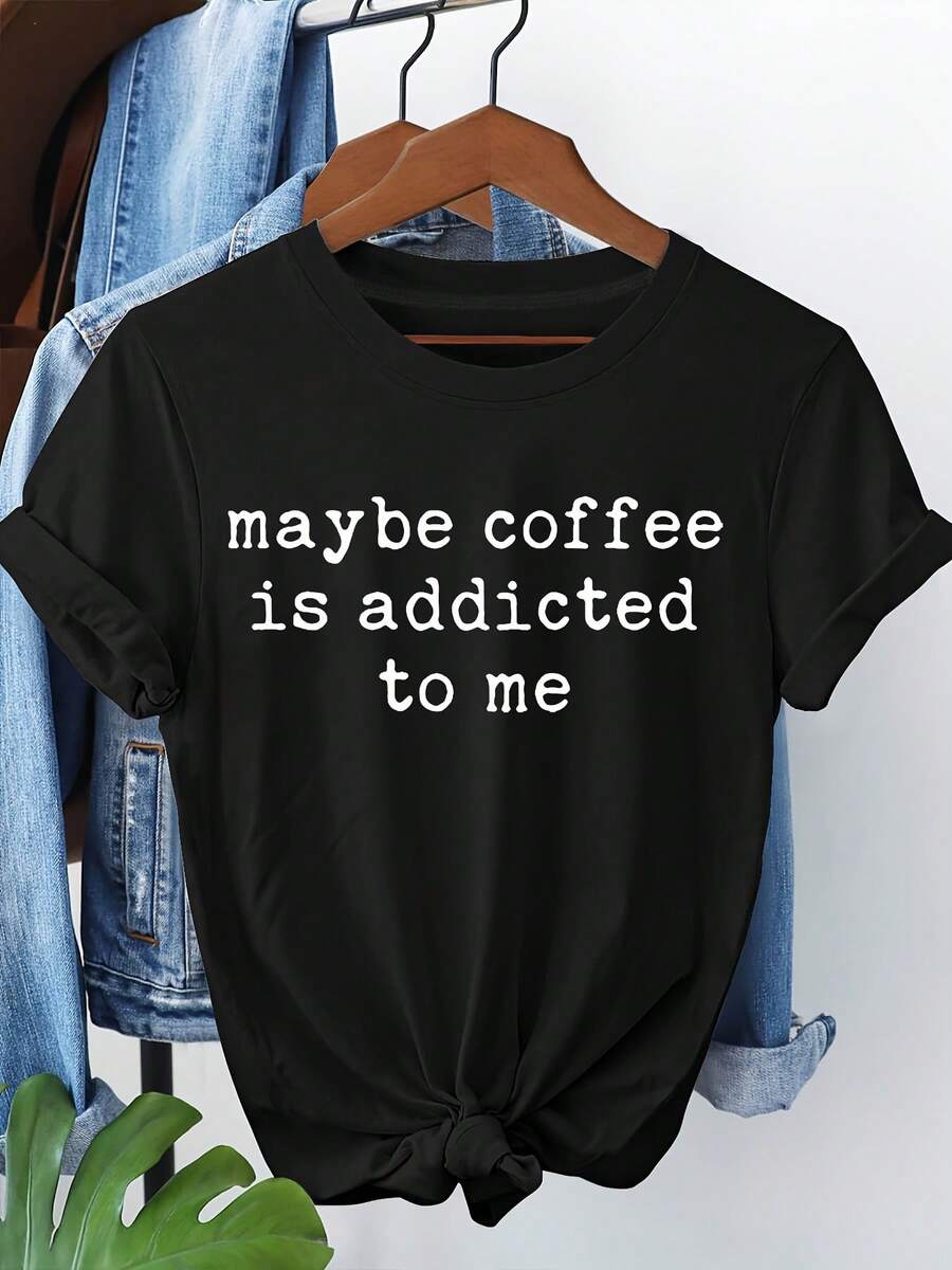 Camiseta negra con estampado digital para mujer 180 g/m² 100 % algodón Suave y transpirable Cuello redondo Imprescindible para el día a día y las fiestas temáticas Lavable a máquina Corte holgado y relajado La mejor opción para los outfits de fiesta en verano El modelo más vendido para mujer - Negro - Ver 1