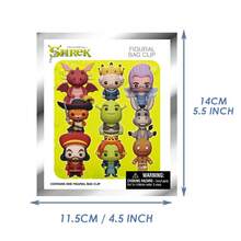 1 Móc khóa hình  3D chính hãng có bản quyền, kèm phụ kiện túi xách, hình Donkey & Fiona, đồ sưu tầm của Universal Studios, quà tặng sinh nhật cho người hâm mộ. Có hai kiểu dáng để lựa chọn. - Nhiều màu - Xem 3