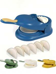 1件套二合一饺子皮制作器，创意饺子机，手动饺子制作器，适用于斋月/宰牲节，厨房节日派对饺子皮和饺子模具，面团压制机，厨房小工具 - 彩色 - 查看 12