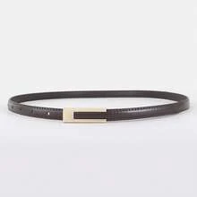 1pc Women's PU Leather Skinny Waist Belt With Buckle - Multicolor - View 4