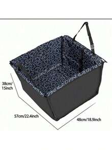 1 Pc Housse de siège de voiture pour chien de taille universelle, imperméable, pliable, double couche, tissu Oxford épaissi, forme rectangulaire simple, multicolore au choix, antidérapante, résistante à l'usure et à la saleté, tapis de voiture pour animaux de compagnie chiens et chats, pour la conduite, les voyages en extérieur et les sorties quotidiennes - Multicolore - Voir 11
