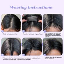 女士真人发片，3x4.5英寸，加大单丝底发片，增加头发稀疏人群的蓬松度，贴合头皮，Remy真人发片，浅金棕色，S12# - S12 - 查看 6