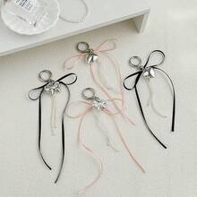 Korean Pearl Ribbon Bow Bag Pendant High Value Pendant Mobile Phone Keychain Creative New Model - Nhiều màu - Xem 3