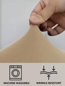 1 pieza Funda de sofá de fibra de poliéster elástica con estampado minimalista moderno, desmontable y lavable a máquina, apta para sala de estar, comedor, estudio, dormitorio, uso doméstico - Caqui - Ver 4