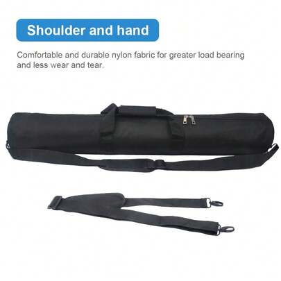 Durable Padded Tripod Carrying Bag With Shoulder Strap And Handle: Durable Protective Case For Photographic Equipment.