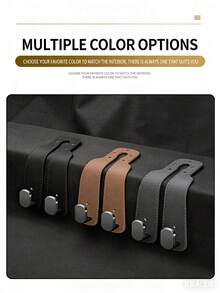 Car Seat Back Dual Hooks, Multifunctional Car Backseat Phone Holder - Multicolor - View 9