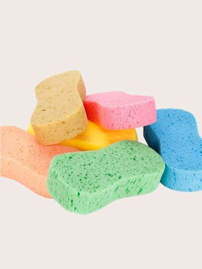 1块洗车海绵 蜂窝状大号海绵 高密度洗车海绵块 汽车美容泡沫清洁工具 汽车配件 随机颜色