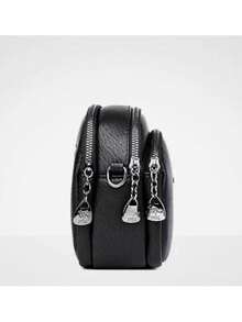 New Style Elegant Women's Handbag All-Match Messenger Style Shoulder Bag Multi-Pocket Fashion Shope - Black - View 2