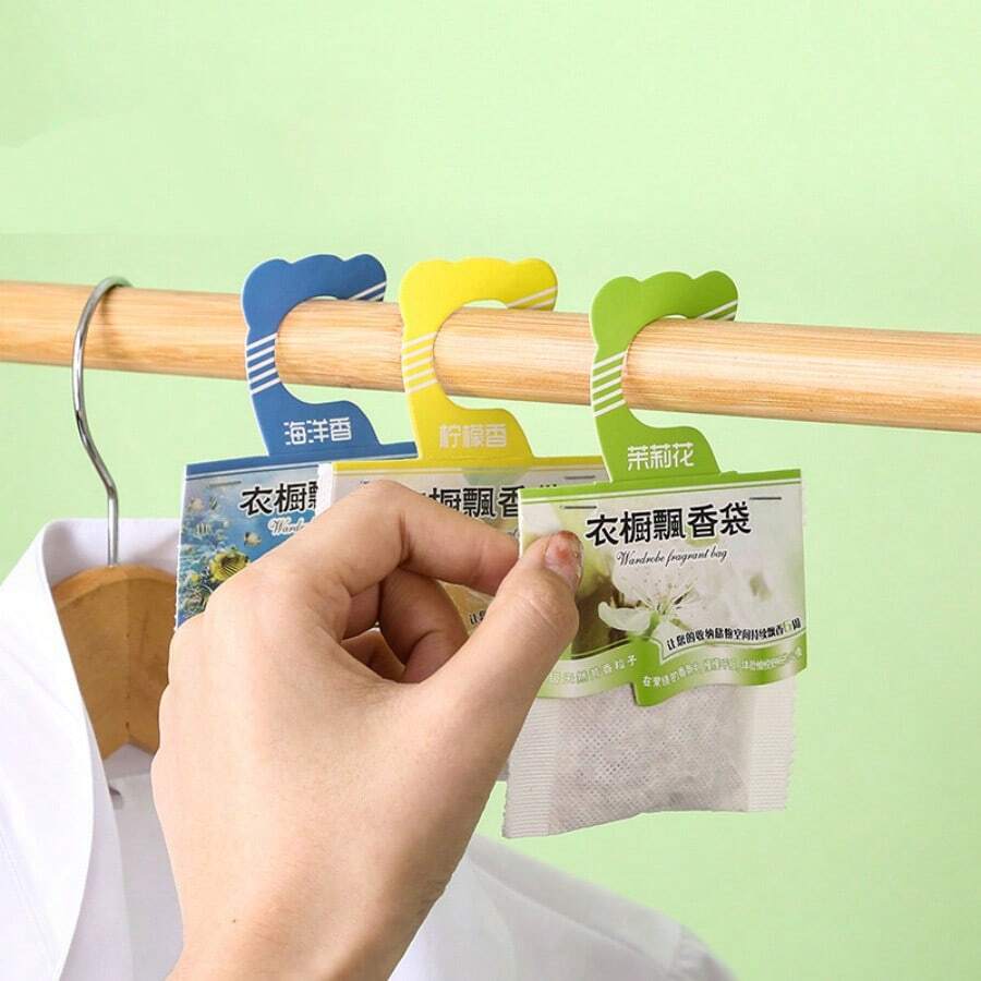 5个薰衣草香氛袋，衣柜香氛包，除臭香氛袋，车载香氛，衣柜香氛，卧室香氛，持久留香 - 彩色 - 查看 1