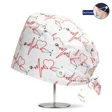 1pc Elastic Work Cap With Cartoon Print & Long Hair Ponytail Design, Unisex, All Season - Multicolor - View 13