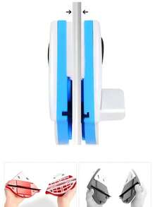 1pc Magnetic Double-Sided Glass Cleaner, High-Rise Window Cleaning Tool With Automatic Drainage, Strong Suction, Long Handle Design - A - View 9