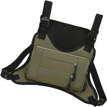 Bolsa De Chaleco Para Correr Frontal Con Bolsas Teléfono Y Almacenamiento Entrenamiento Ciclismo Bolsa De Pecho Deportiva Resistente Agua Hombres Chaleco Táctico Con Correa - C - Ver 11