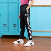 Adidas Tween Boy 3-Stripes Tapered Jogger Pants - Black - View 1