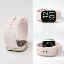 1条硅胶运动表带，兼容38mm、40mm、41mm、42mm、44mm、45mm、49mm表带，柔软防水腕带，适用于 Series 11、10、9、Ultra、8、SE、7、6、5、4、3，男女通用 - 38mm/40mm/41mm - 查看 14
