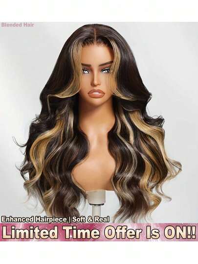 200% Density 5*5 13*4 Body Wave Lace Front Wigs - Highlight Ombre Honey Blonde 4/27 Color Put On And Go Pre Cutting No Glue Needed No Skills Lace Frontal Wigs Glueless - Pre Plucked Pre Bleached Pre Pulling Pre Ironing HD Transparent Human Frontal Hair Lace Front Wigs - Real Hair Brazilian Virgin Lace Closure Wigs Frontal Glueless - Easy-To-Wear Blended Human Hair Wigs Glueless Weaves Wigs For Women Daily Use Blended Hair