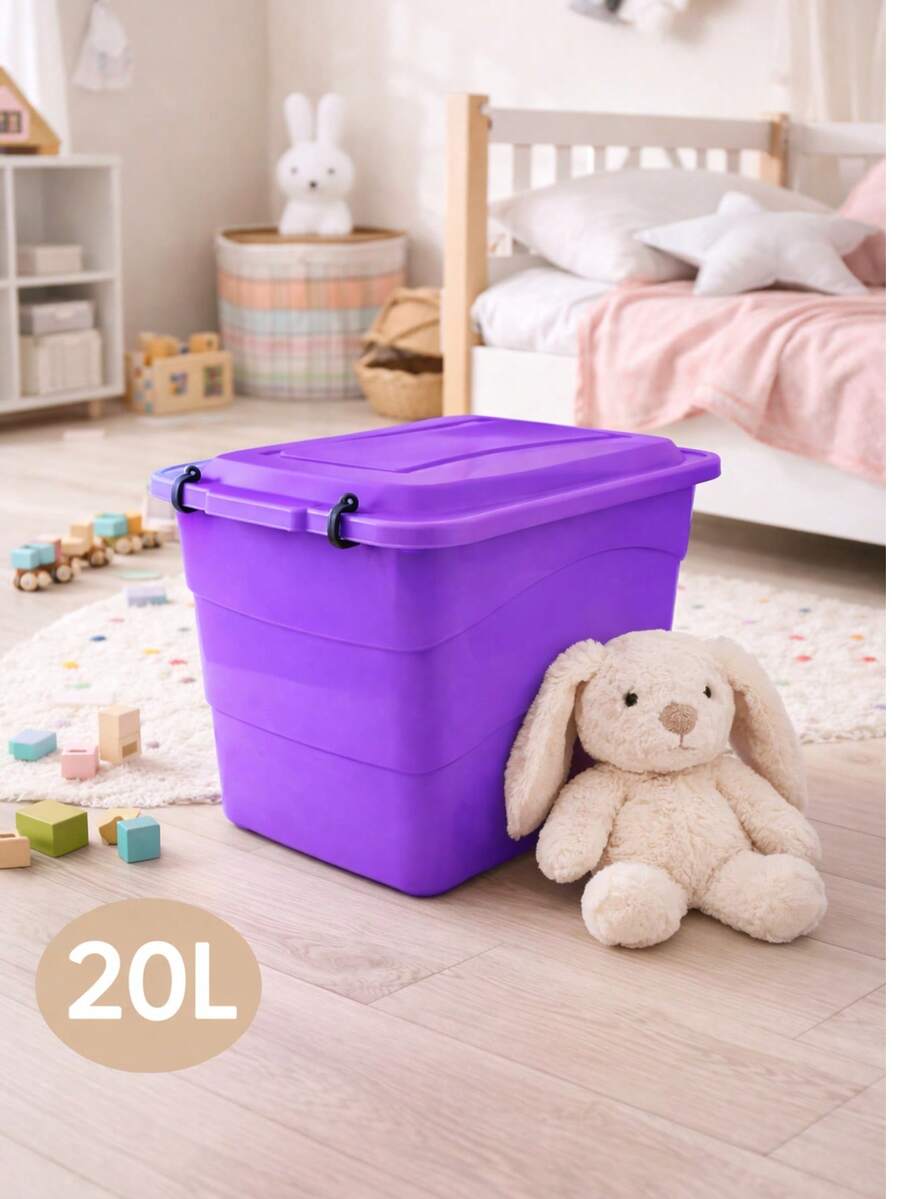 Storage And Organizer Bins - Purple - View 1