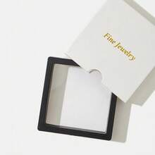 1枚S925纯银立方氧化锆四叶草戒指，轻盈奢华，个性百搭，可叠戴 - 金色 - 查看 5