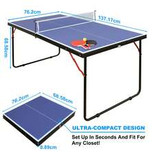Tavolo da ping pong - Blu - Visualizzare 2