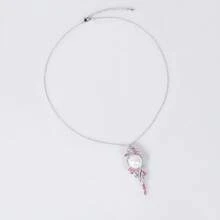 3 Stücke/Set Silberschmuckset, Damenschmuckset, Accessoires, Accessoire-Set, Perlenkette, Anhänger, Schmuck, Kette, Ohrringe, Schmuckset, Damenschmuck, Hochzeit, Hochzeitsaccessoires, geeignet für Frauen/Braut/Brautjungfer/Feiertage/Party/Hochzeit/Bankett, Valentinstag Geschenk - Schmuckset - Übersicht 10