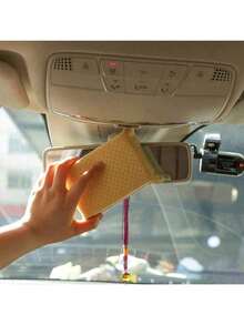 2 piezas - Esponja de lavado de coche de alta calidad y multifuncional, esponja de doble cara de terciopelo no tejido, un milagro para ventanas claras. Esponja grande, súper absorbente y antivaho, adecuada para la limpieza de cristales de coche, desempañado, encerado, lavado de coche y limpieza del interior del coche. No deja rastros, fácil de limpiar, una herramienta de limpieza universal para uso en interiores y exteriores, diseño optimista, hecha de fibra de poliéster. - multicolor - Ver 4