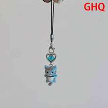 1 件新款时尚动物挂绳，可爱卡通动物手机挂饰，可用作钥匙扣吊坠、手机挂绳、包包配件。 - 彩色 - 查看 15