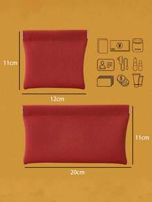 Self-Closing Genuine Cowhide Long Wallet Passport Driver's License Document Holder Earphone Data Cable Storage Cash Storage Bag Cosmetic Bag For Women Wallet Purse Wallet Mini Wallet Travel Essentials Travel Accessories - Multicolor - View 36