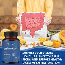 Bunkell Akkermansia 100 Billion AFU - Live Probiotic - Digestive Health & Energy Support For Women & Men - 120 Capsules - 1 Bottle - View 4