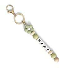Personalized Handmade Floral Keychain Multi-Color Valentine's Day Gift Travel Essentials Kawaii Holiday Essential - Multicolor - View 26