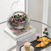 Tea Bag Storage Box, Capsule Coffee Storage Rack, Desktop Storage Rack, Candy & Tea Storage Basket - Multicolor - View 1
