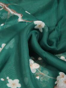 1pc Lightweight Chiffon Printed Scarf, Suitable For All Seasons, Daily Use,Beach,Holiday - Multicolor - View 3